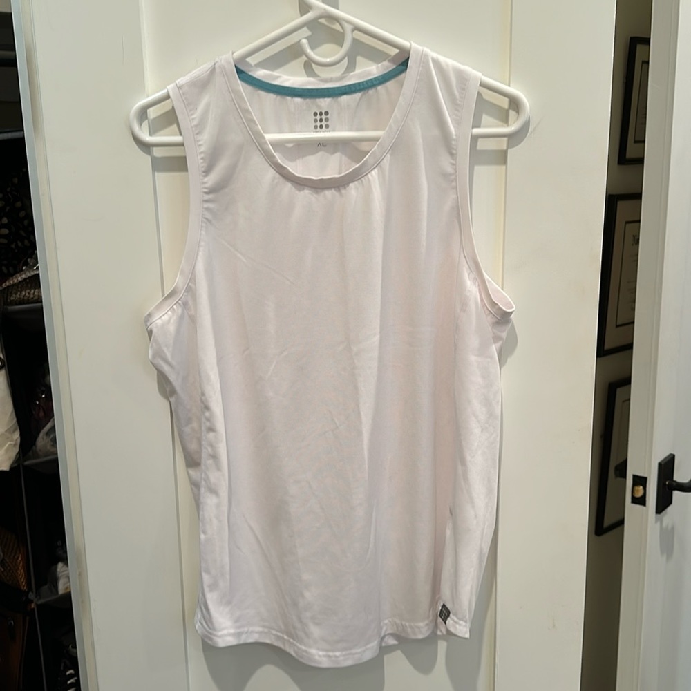 Title Nine Vibe Tank Top, sleeveless,white XL